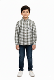 Madrid Hexagonal Pattern Casual Shirt for Boys ( 1 year to 13 year )