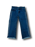 Embroidered Blue Jeans