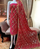 Crinkal Shafon Handmade Goti Ladies 2-Piece