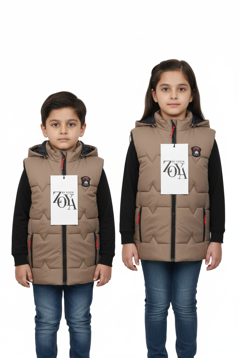 Winter Jackets Half Sleeve (8 Years To 13 Years)