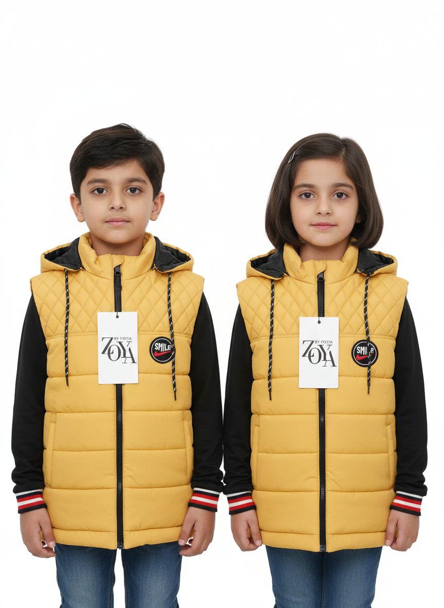 Winter Jackets Half Sleeve (8 Years To 13 Years)