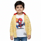 Boys Spider Casual Shirt(1 Years to 13 Years)